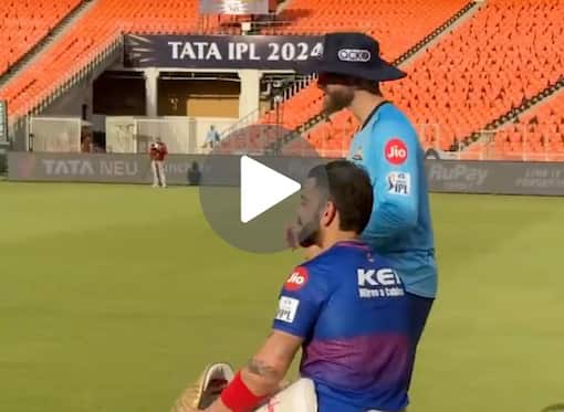 [WATCH] Kohli, Williamson Share 'Warm Hug' Ahead Of GT-RCB Clash; Leave Fans Delighted